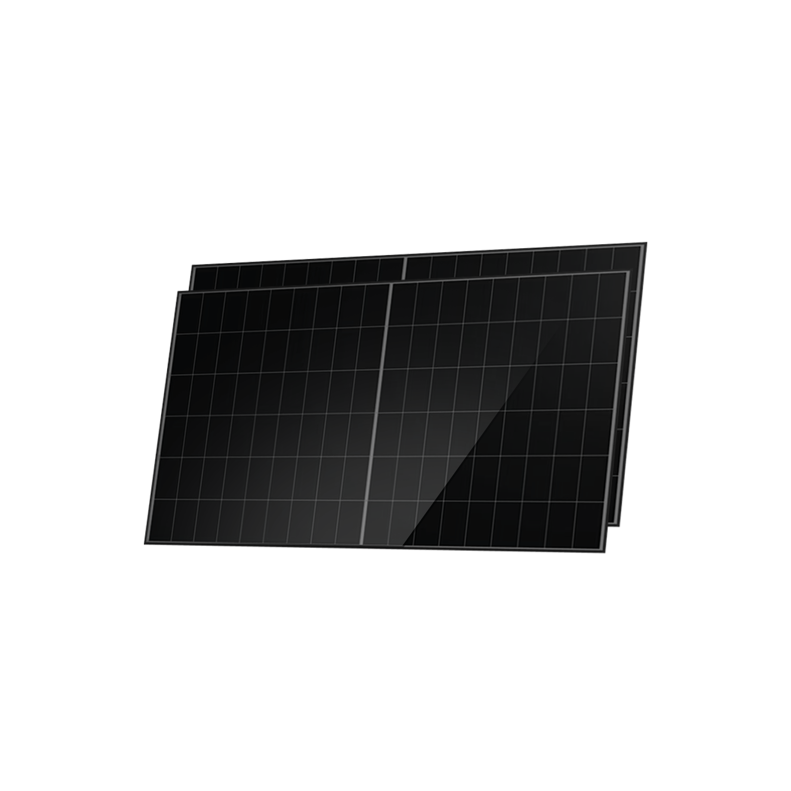 Dos paneles solares rígidos EcoFlow de 500 W