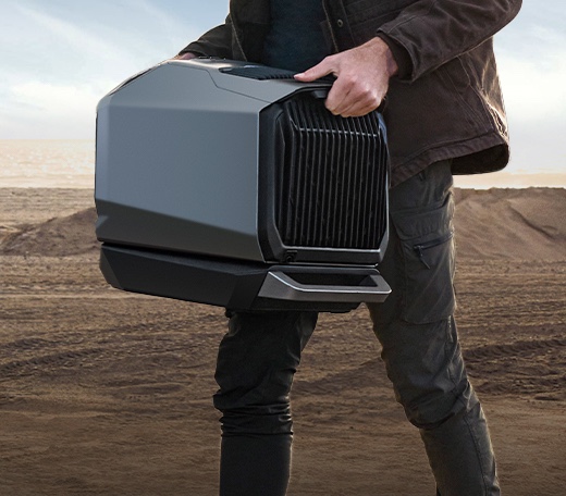 Detailansicht der EcoFlow WAVE 2