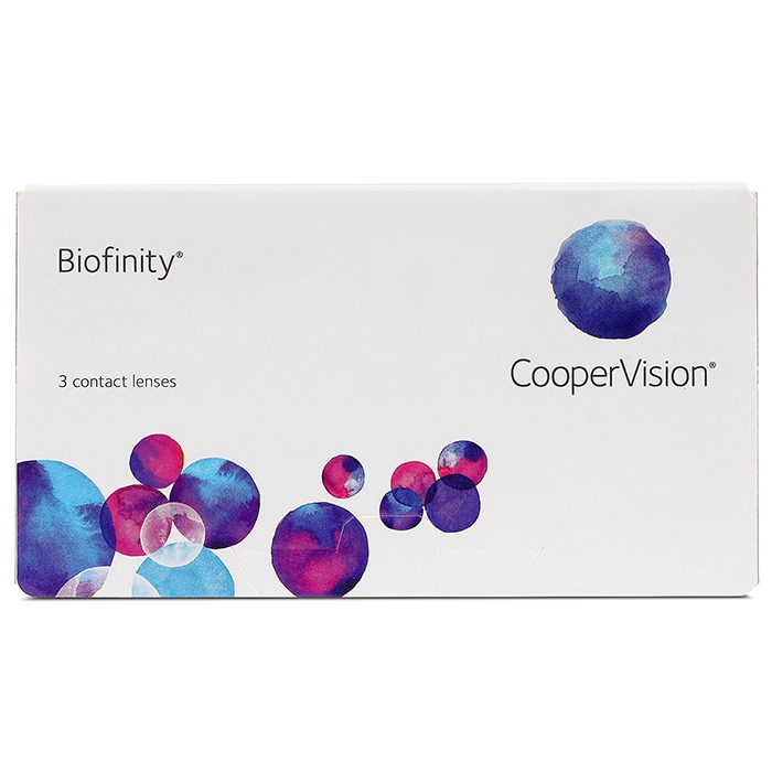 Biofinity three-pack contact lenses