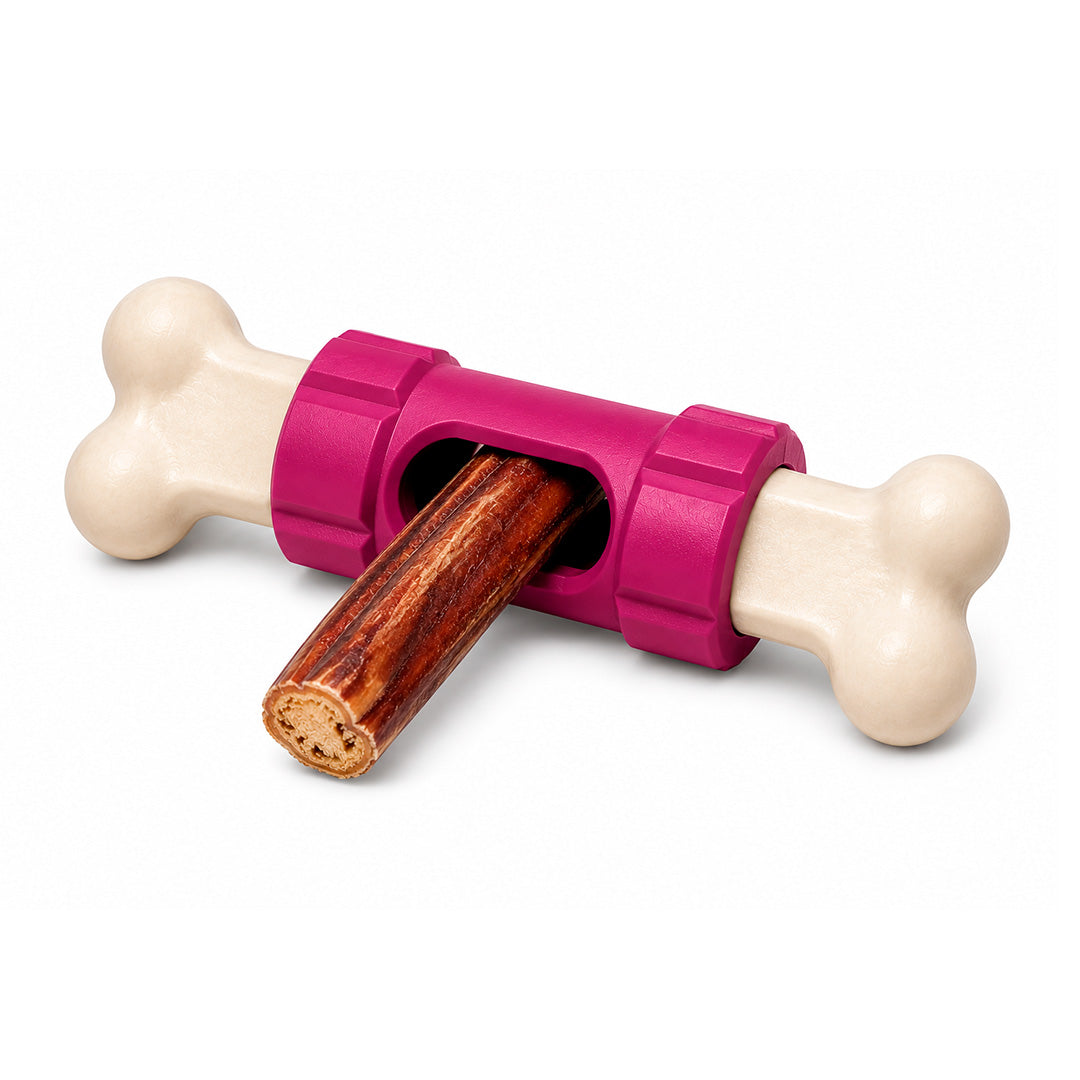 Booster Chew Control in Pink für Hundekauartikel