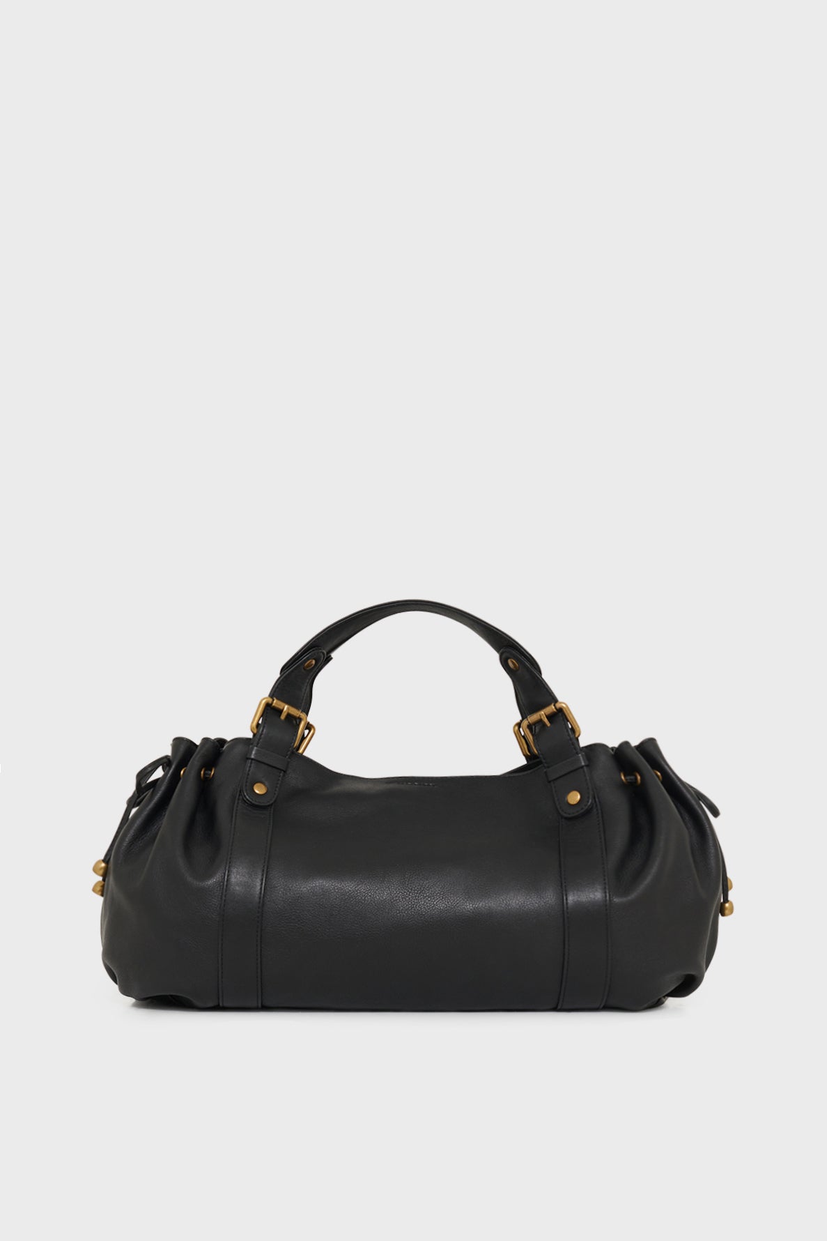 Sac 24H Gerard Darel en cuir noir