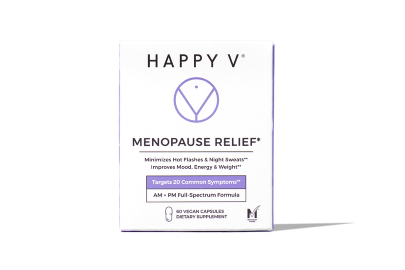 Happy V Menopause Relief AM and PM box