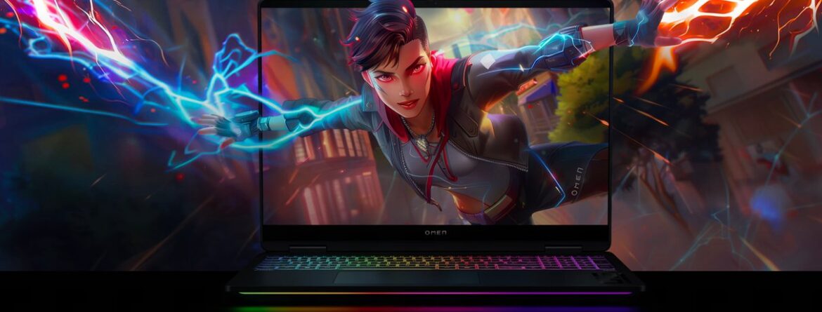 Notebook gaming HP OMEN MAX 16 in una scena promozionale