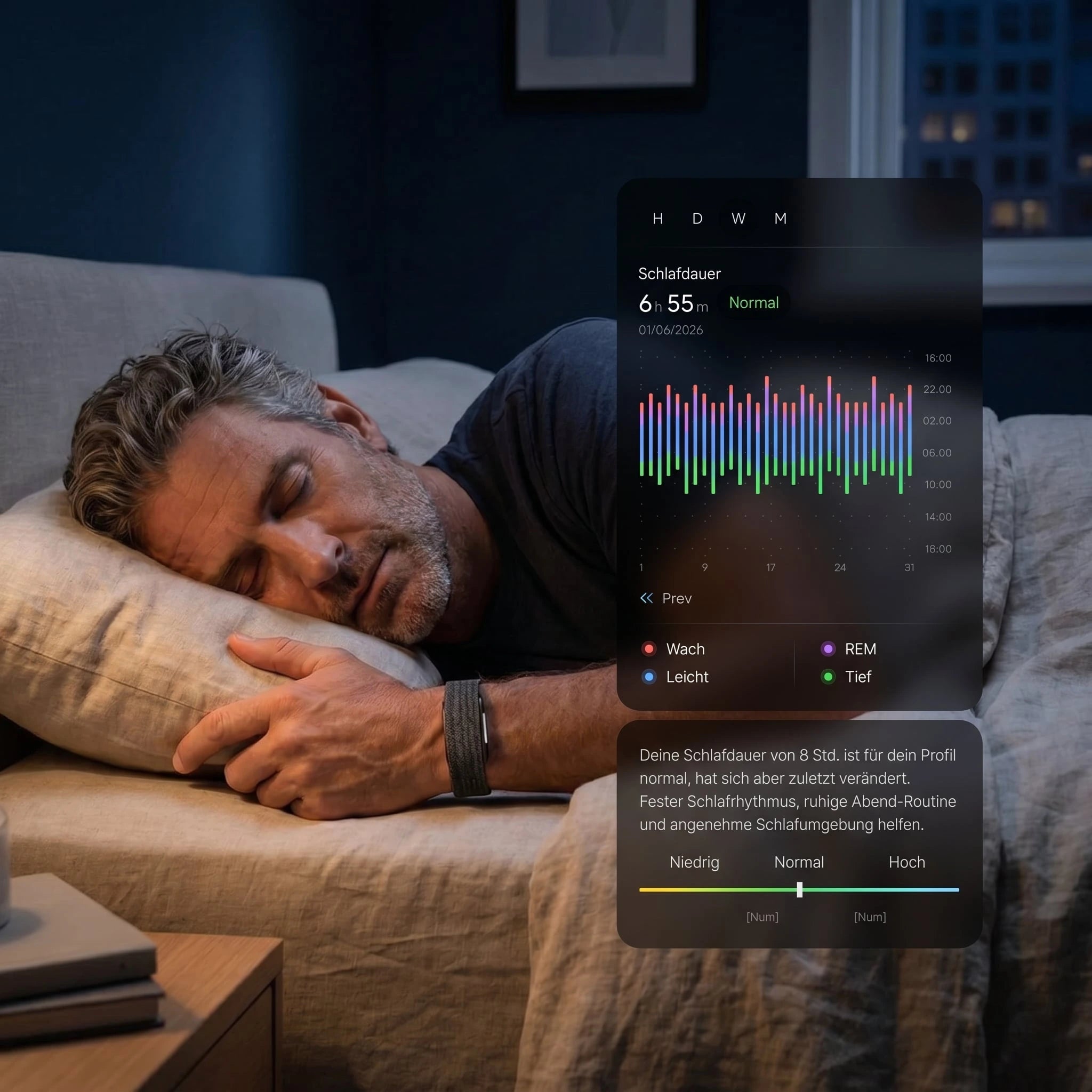 Hume Band 2.0 als einzelnes Wearable