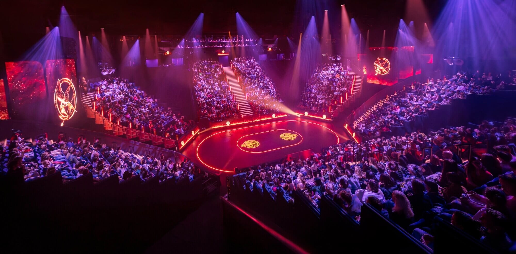 Live stage action from The Hunger Games on Stage