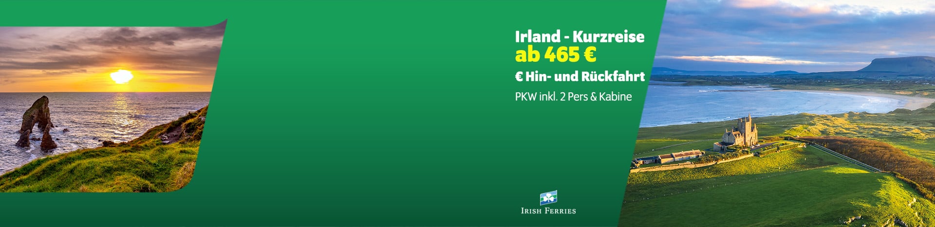 Short break in Ireland promoted by Irish Ferries