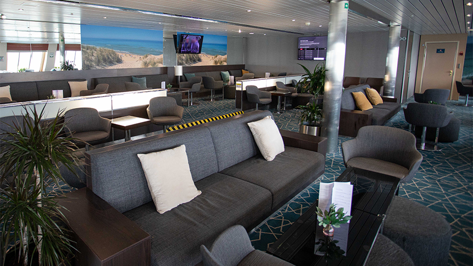 Club Class lounge area on James Joyce
