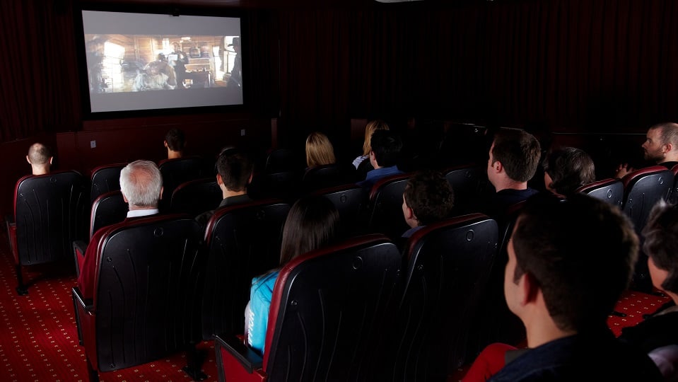 Cinema lounge aboard the Ulysses ferry