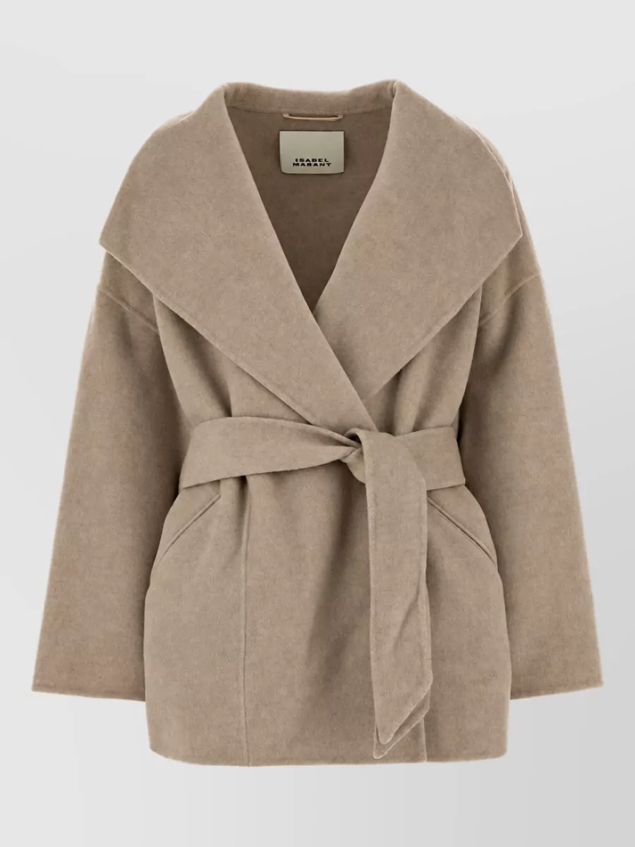 Isabel Marant cashmere wool fitted coat