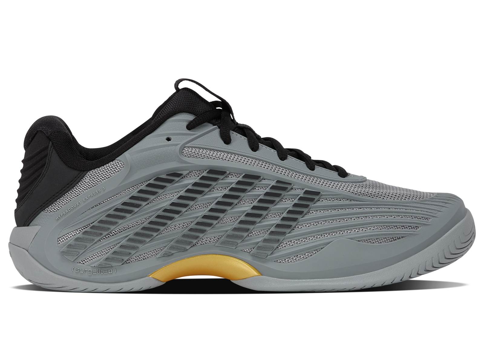 K-Swiss HYPERCOURT EXPRESS 3 Tennisschuh in Grau und Gold