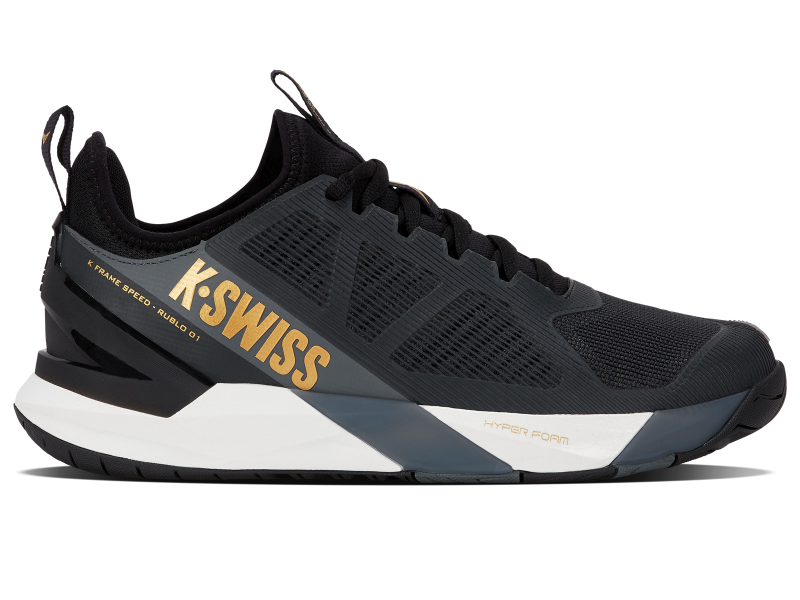 K-Swiss K-FRAME SPEED RUBLO Tennisschuh in dunkler Farbgebung