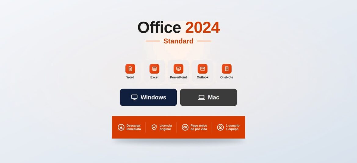 Office 2024 Standard para Windows y macOS