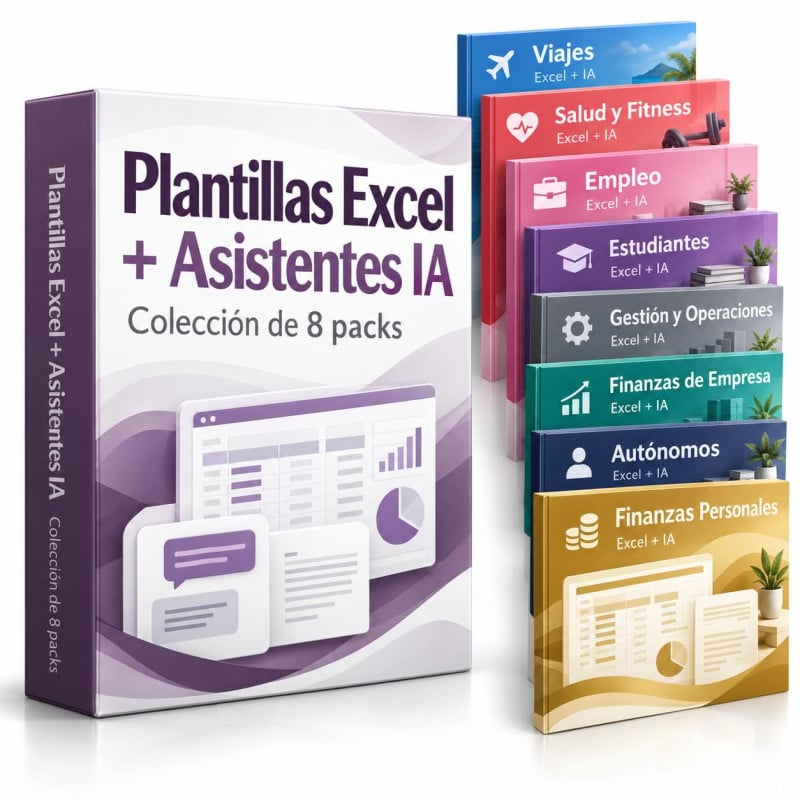 Pack de plantillas Excel y asistentes de IA