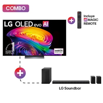 Pantalla LG portátil en uso como centro de entretenimiento