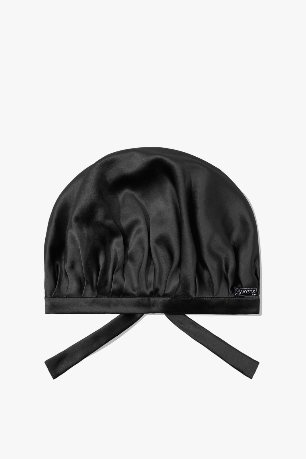 Schwarze Lilysilk Silk Sleeping Cap