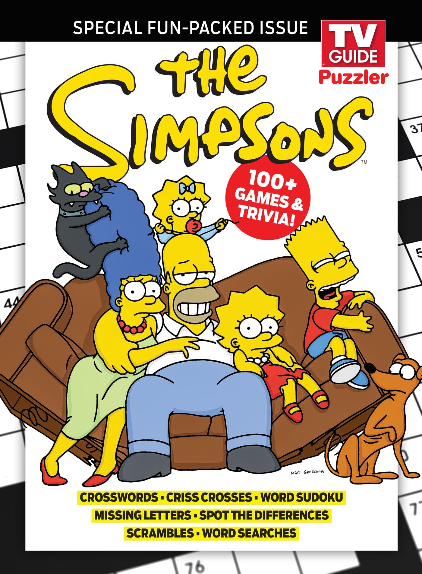 TV Guide The Simpsons Puzzler cover