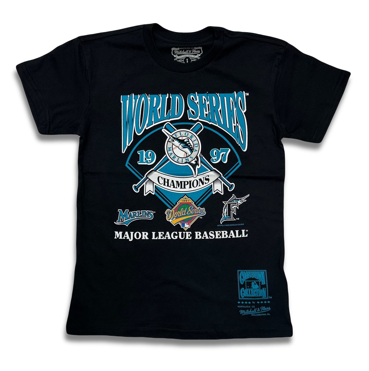 Black youth Miami Marlins 1997 World Series Champions T-shirt