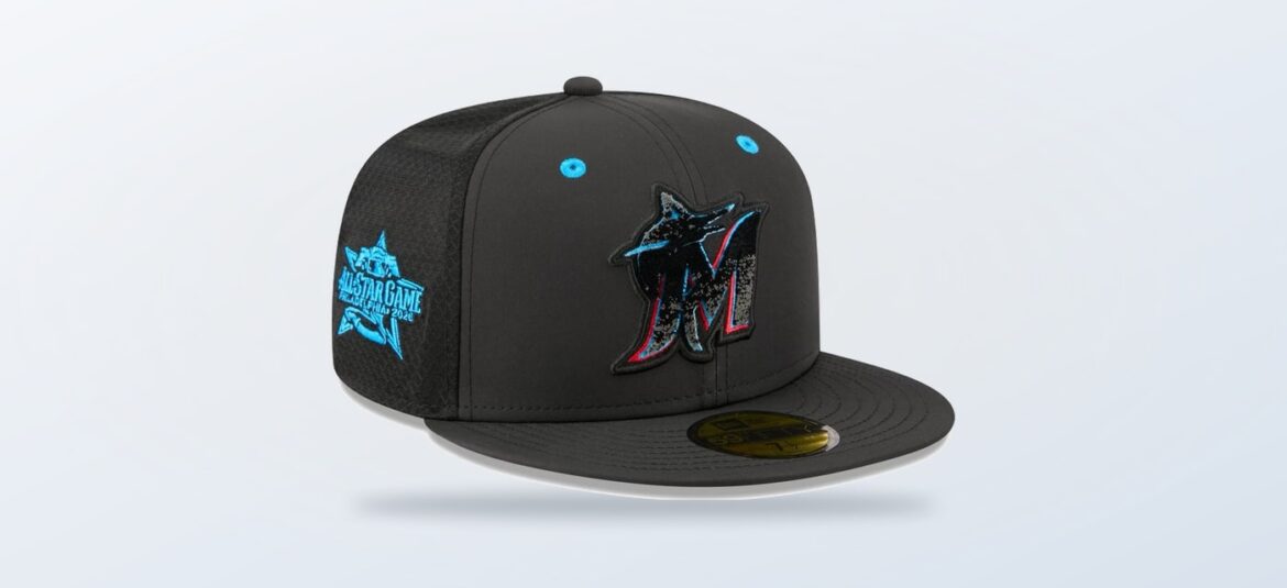 Miami Marlins black New Era 2026 MLB All-Star Game Workout 59FIFTY fitted hat