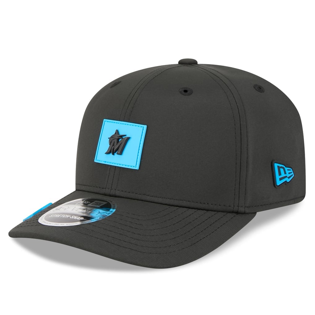 Miami Marlins black New Era 2026 Clubhouse 9SEVENTY adjustable hat