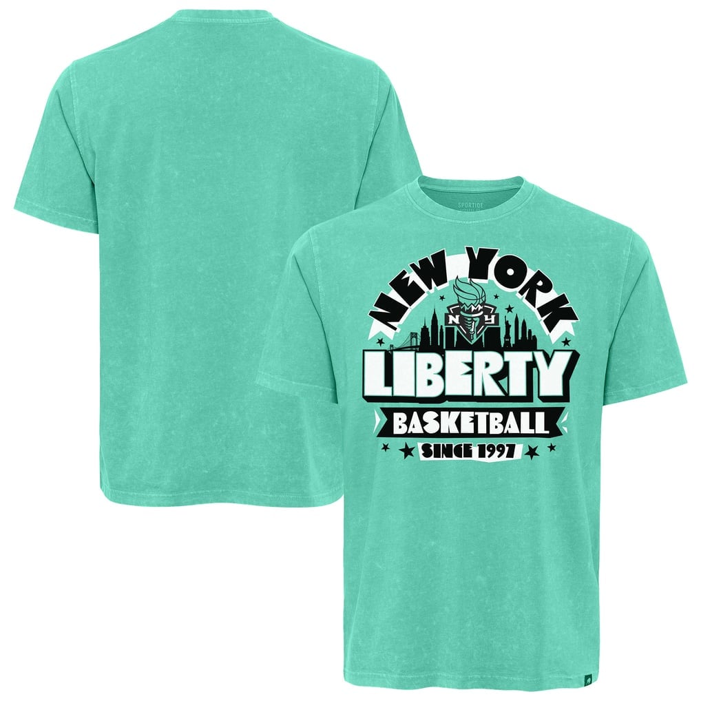 Mint Sportiqe New York Liberty Mineral Wash T-Shirt