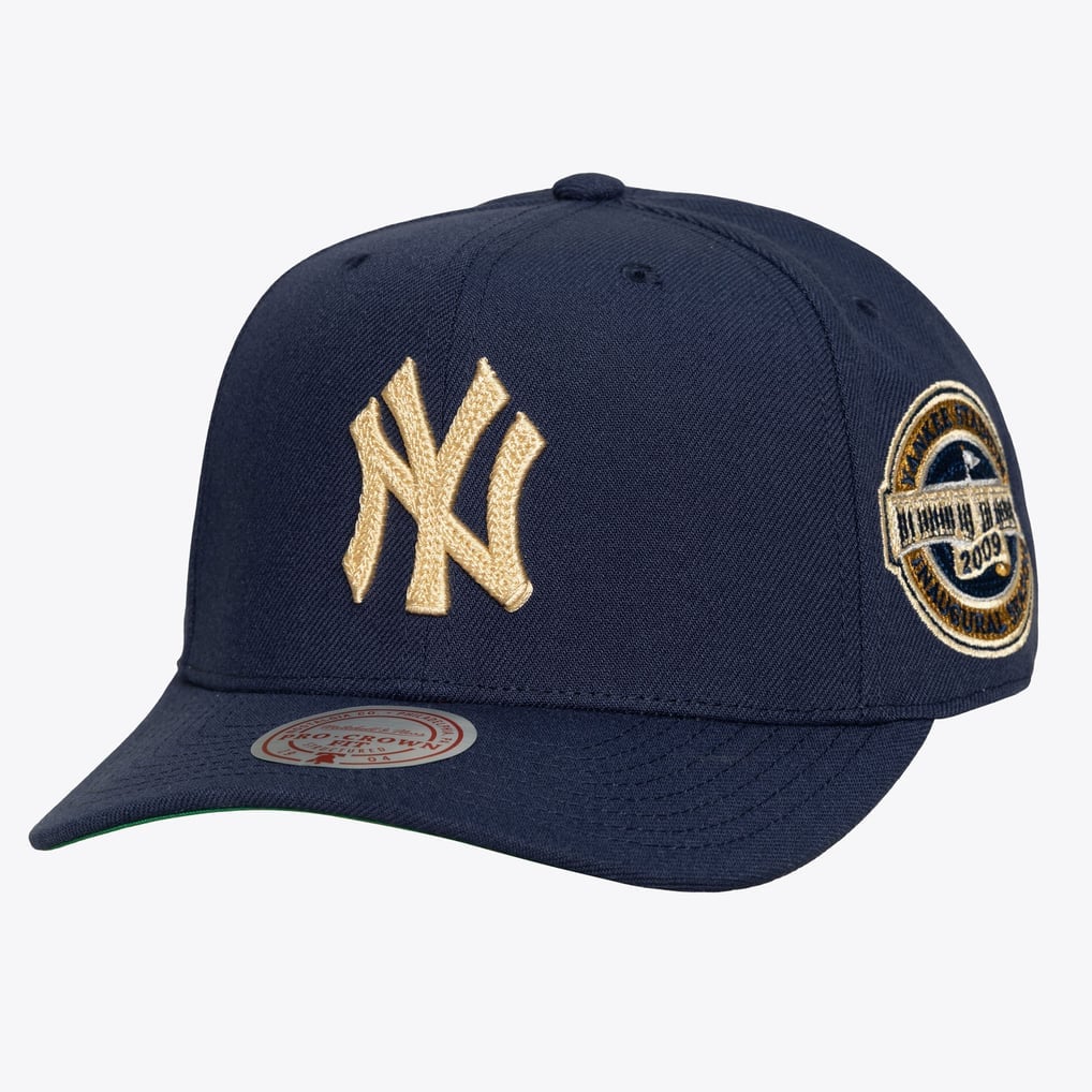 New York Yankees Mitchell & Ness navy Yankee Stadium Inaugural Season Patch snapback hat