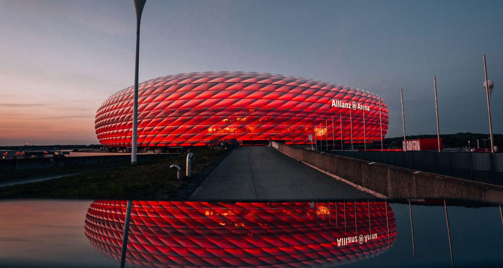 Bayern Münchenin Allianz Arenan stadionnäkymä