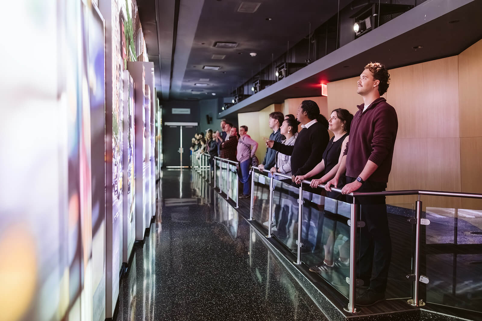 Ambiente de evento no One World Observatory