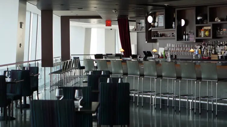 One Dine reservation setting above New York
