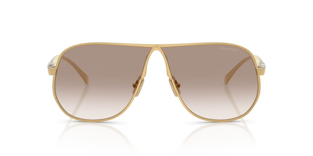 Lentes de sol Miu Miu MUA56S de metal dorado