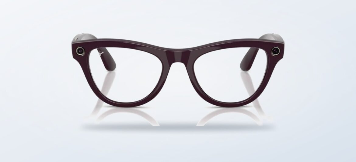 Lentes oftálmicos Ray Ban Meta Skyler Transitions Gen. 2 color vino