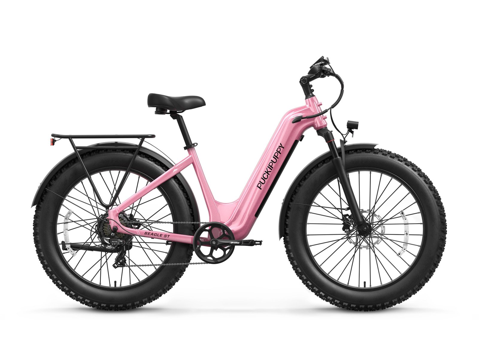 Puckipuppy Beagle 2 ST electric bike in pink