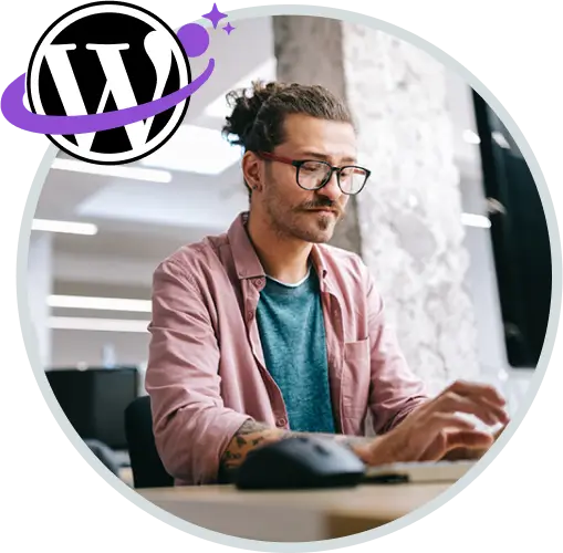 Managed WordPress website service illustration