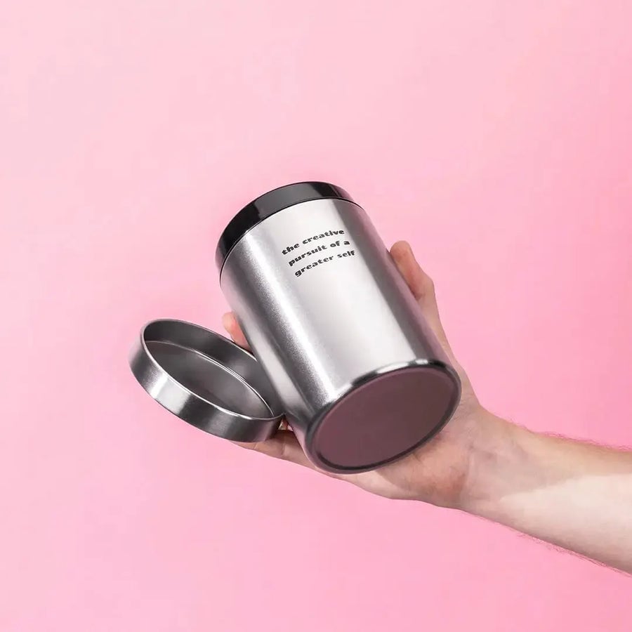 Spacegoods Chrome Storage Tin