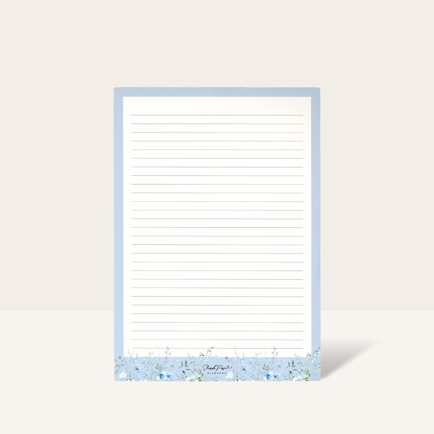 Bluebelle lined B5 notepad