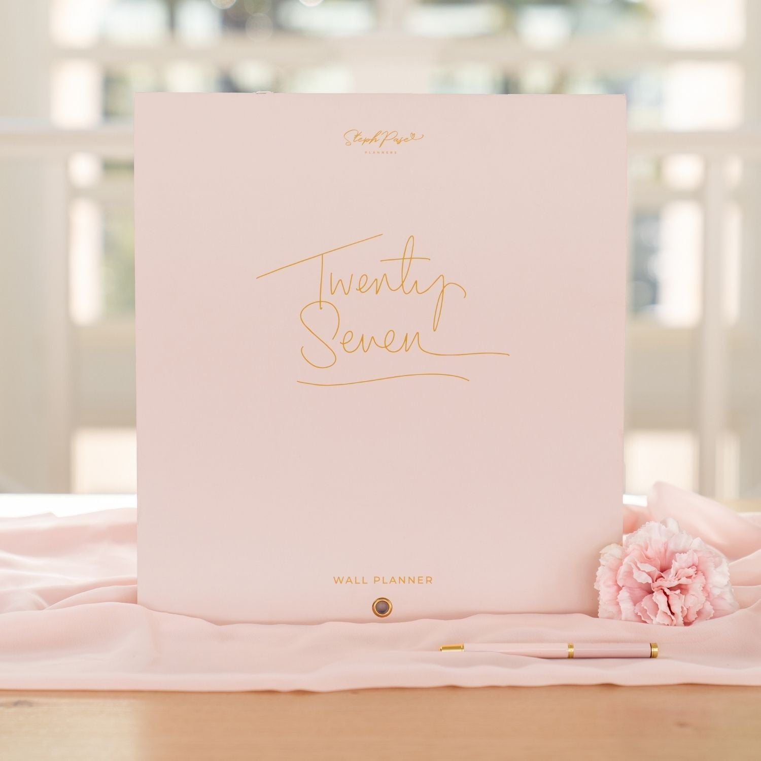 Blush 2027 family wall planner