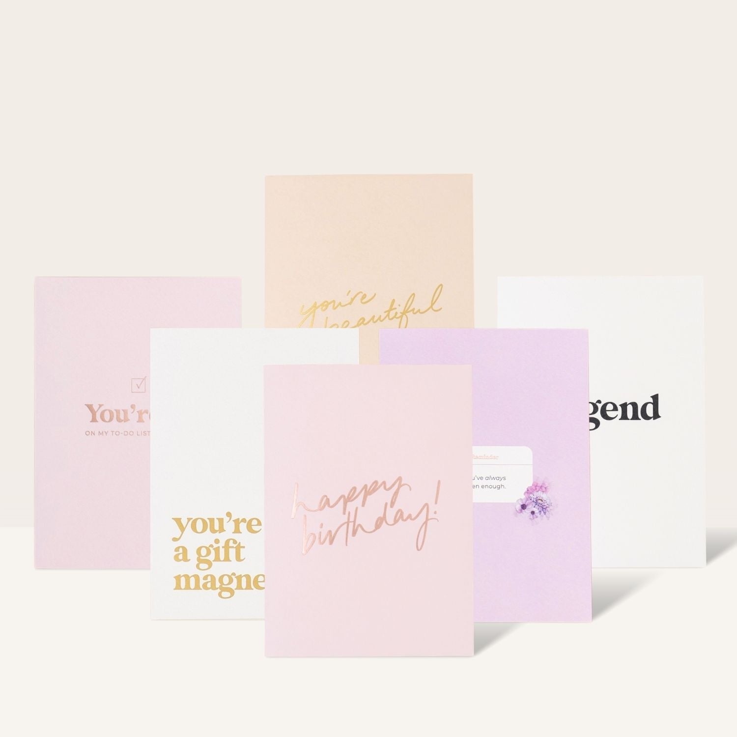Luxe greeting cards six pack