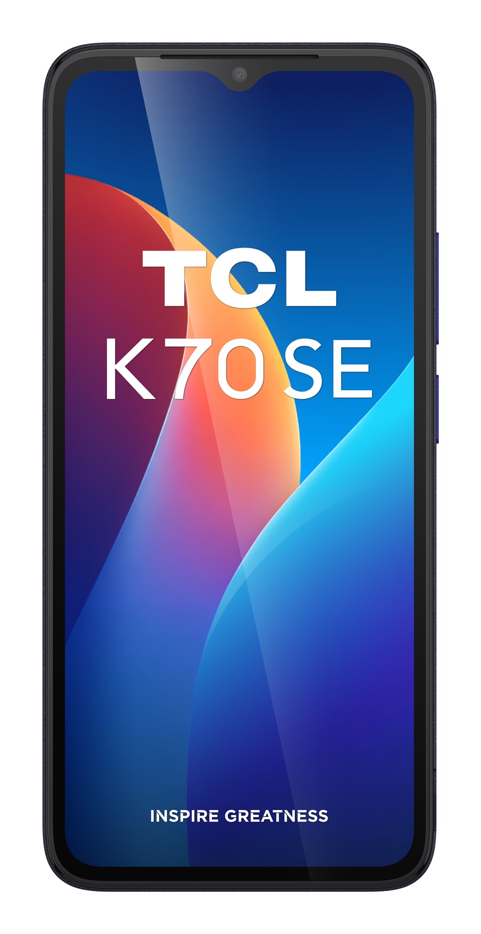Smartphone TCL K70 SE nero e indaco