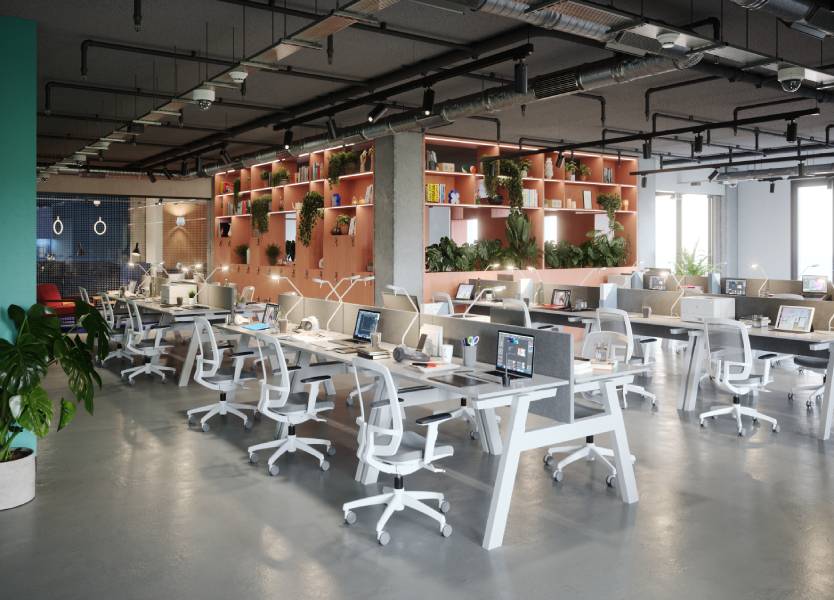 Espacio de coworking de The Social Hub en Barcelona