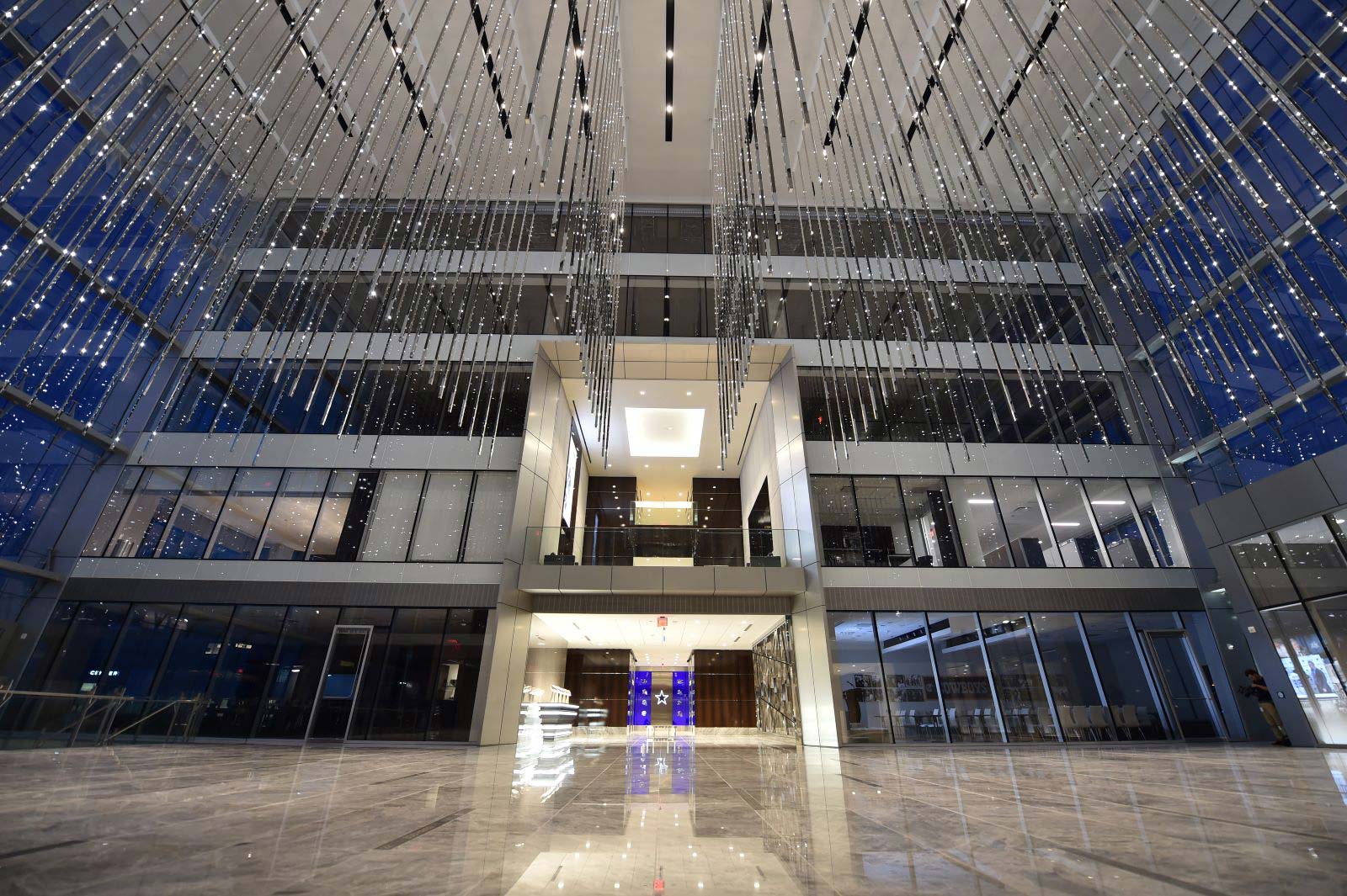 Detalle arquitectónico del campus de The Star in Frisco