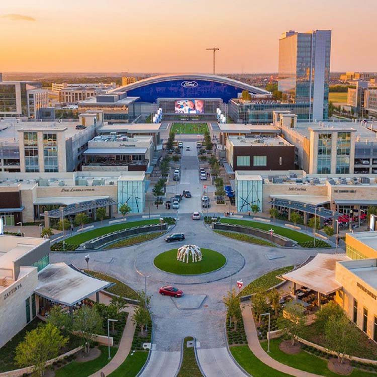 The Star exterior plaza in Frisco