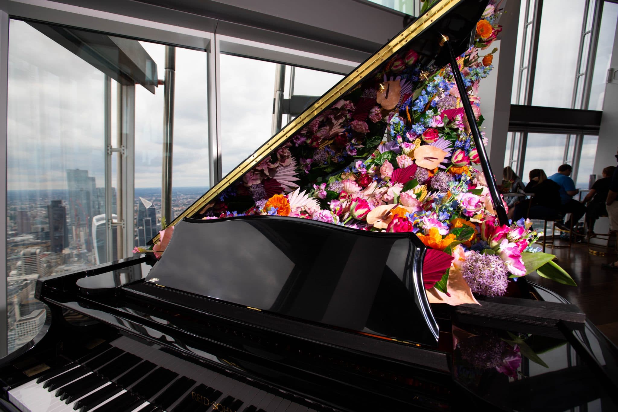 The Shard Avant Garden event setting