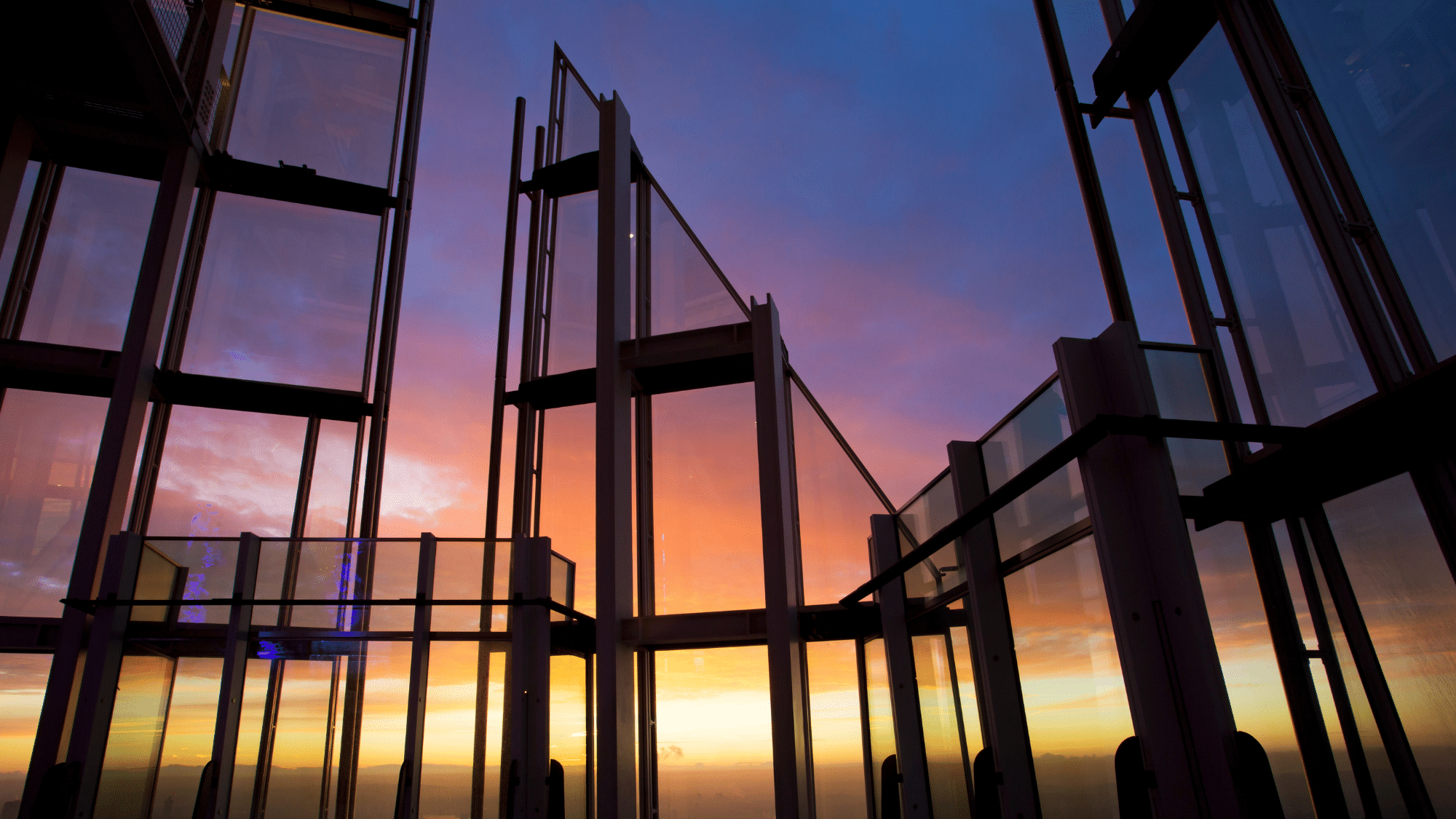 Open-air skydeck viewpoint at The View from The Shard