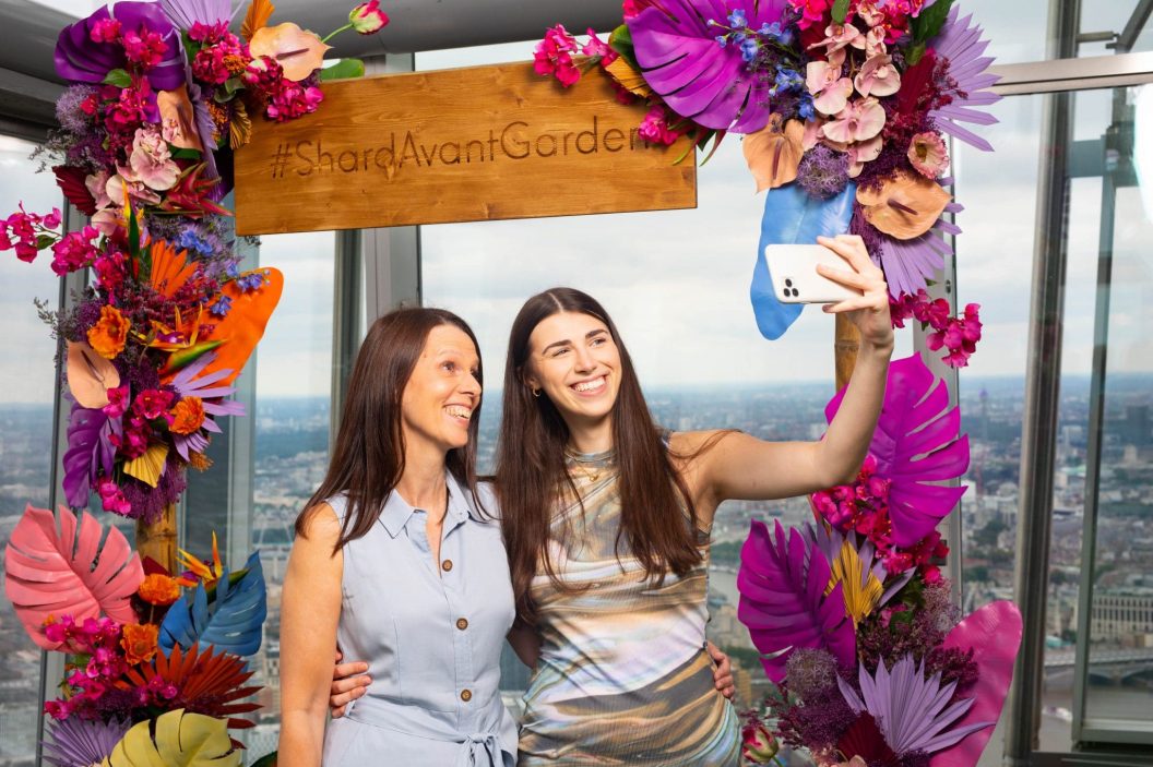 Two women taking a selfie at The View from The Shard
