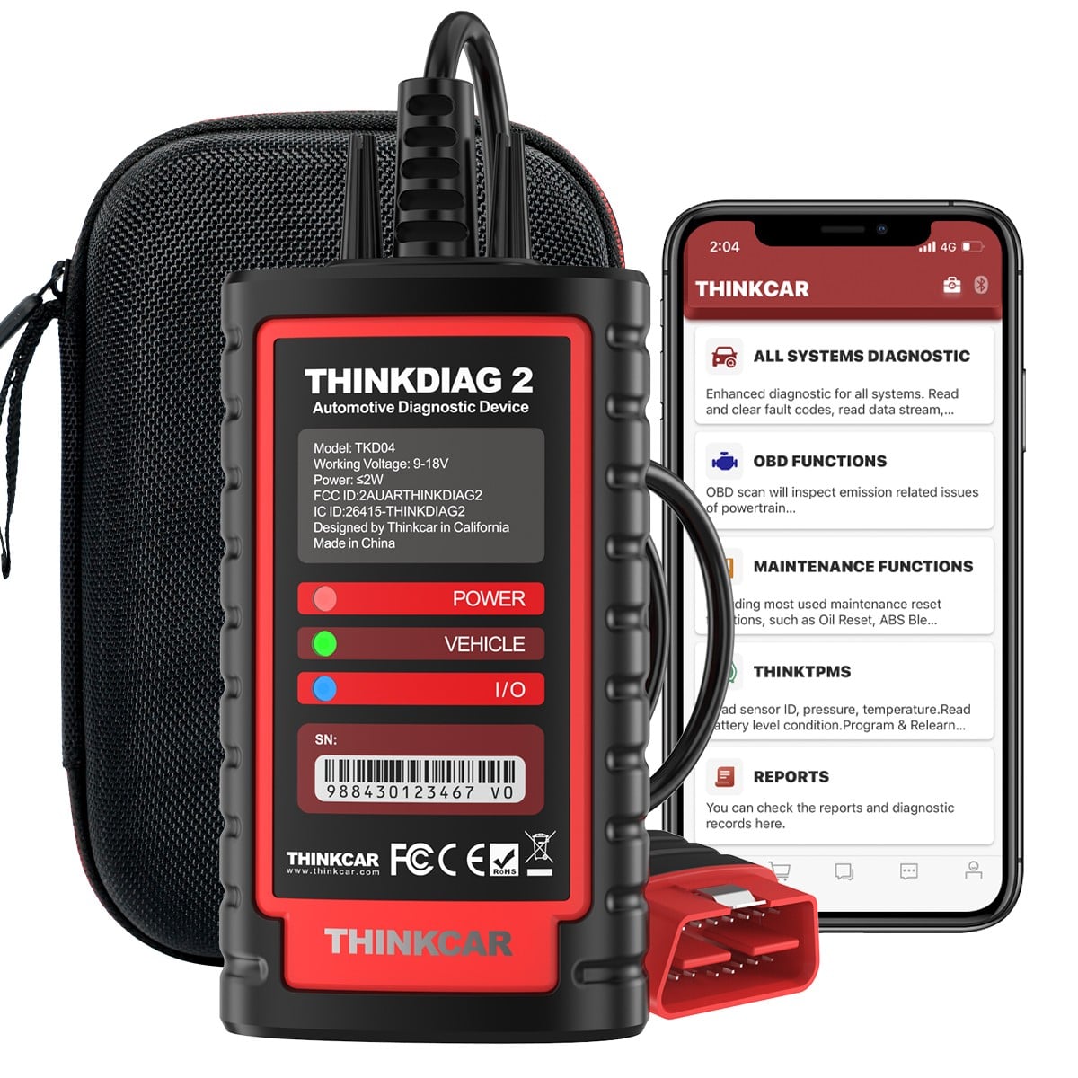 THINKCAR THINKDIAG 2 vehicle diagnostic adapter