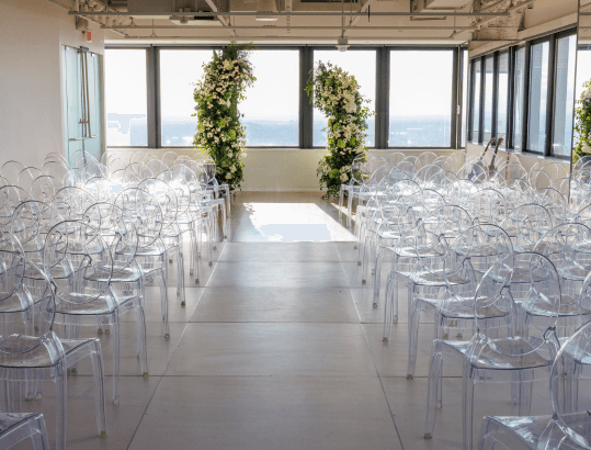 Espacio de celebración privada en View Boston