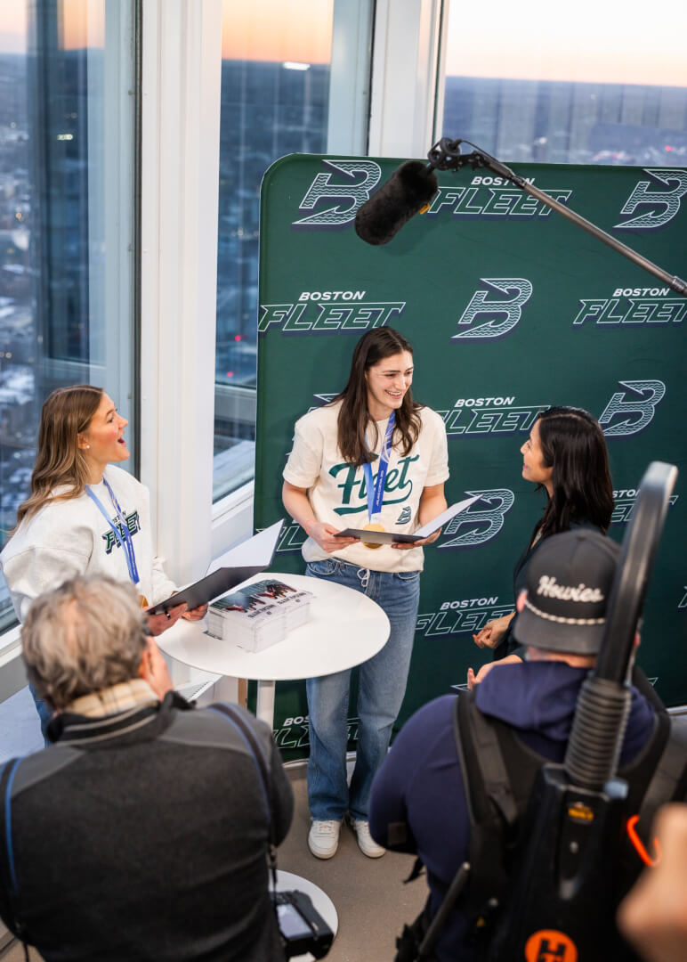 Entrevista de Boston Fleet en un evento de View Boston