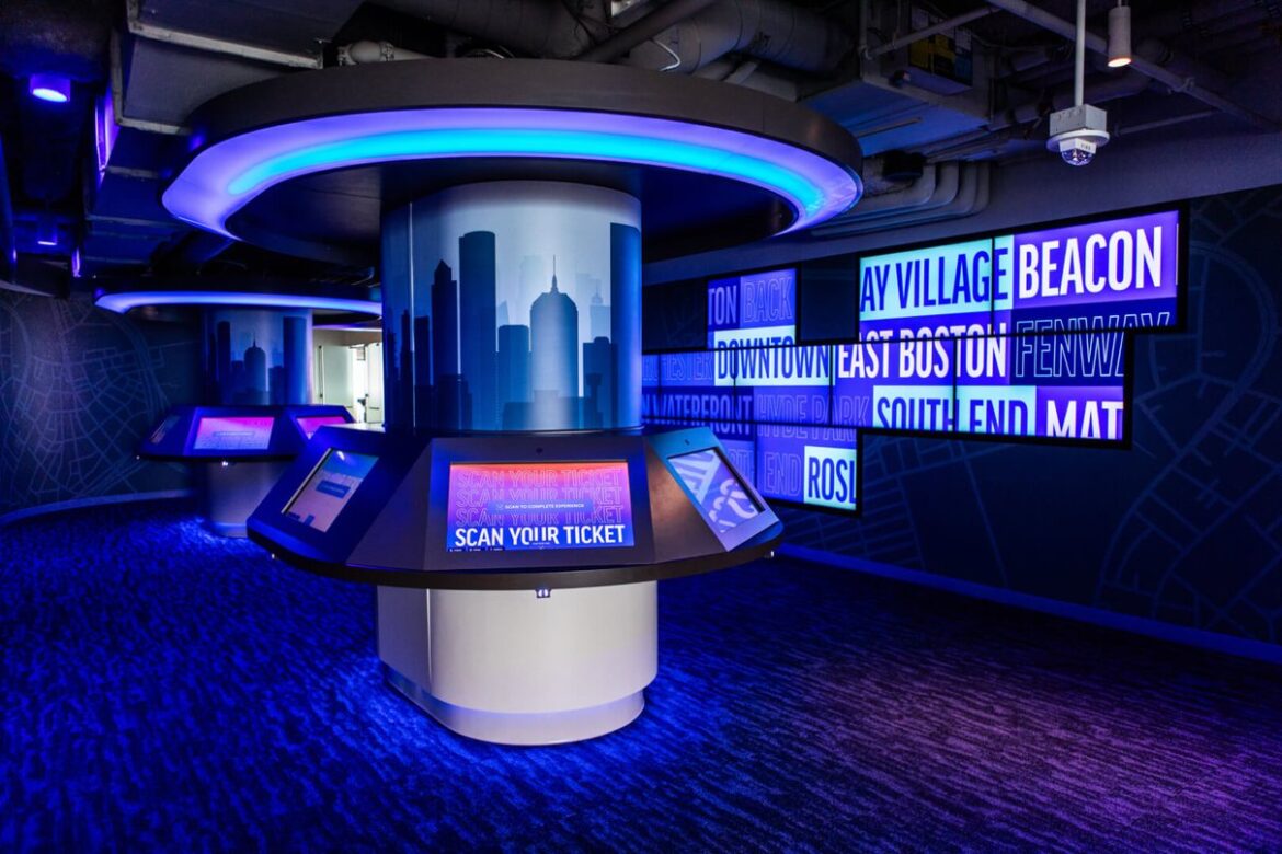 Exhibición interactiva de entradas en View Boston