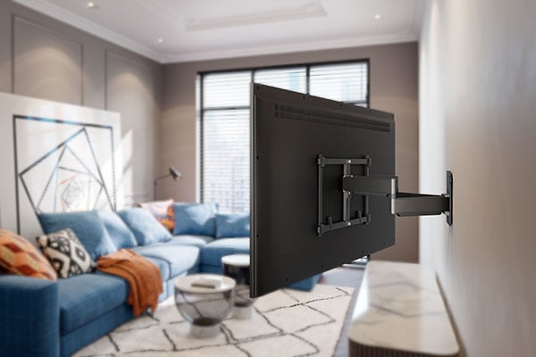 Television on a Vogel's ELITE mount in a living room