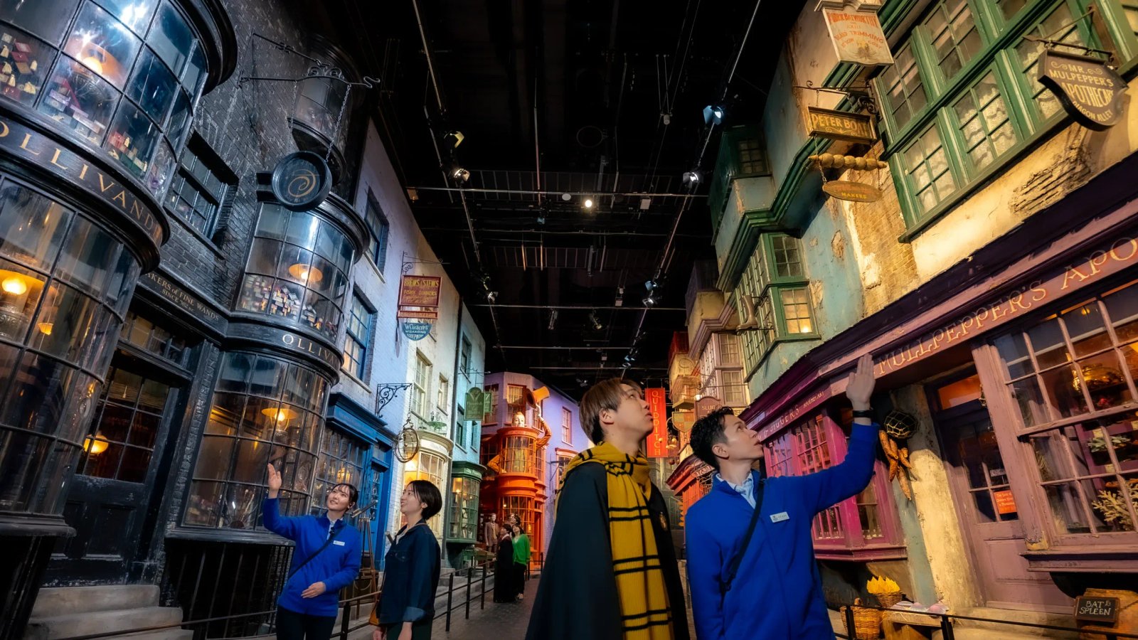 Diagon Alley set at Warner Bros. Studio Tour Tokyo