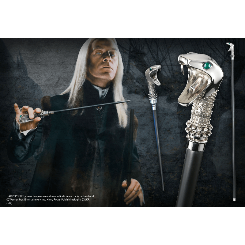 Lucius Malfoy Cane and Wand Set